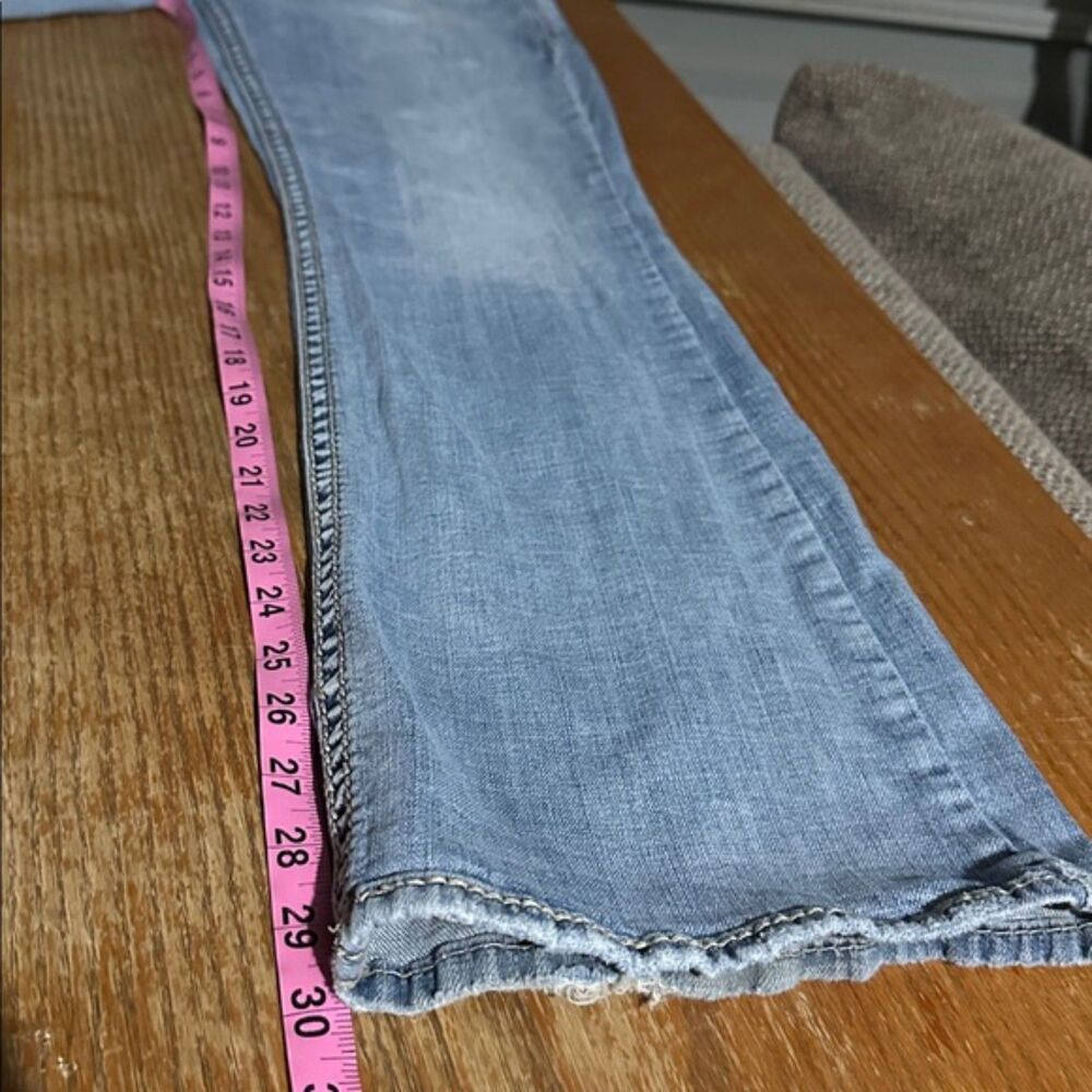 Silver Jeans Super Stretch Aiko Bootcut Low Rise Womens 32/33 Cotton Cowgirl - Picture 15 of 16